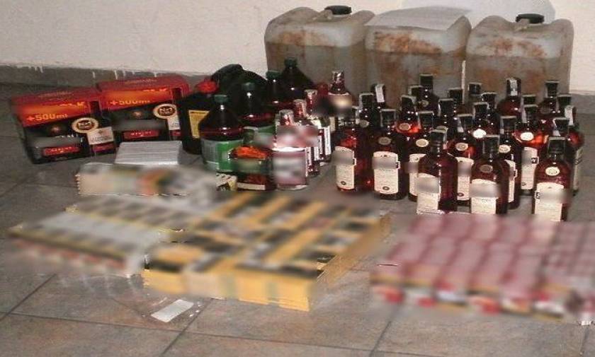 Σέρρες: Συλλήψεις για λαθραία τσιγάρα, ποτά και καύσιμα