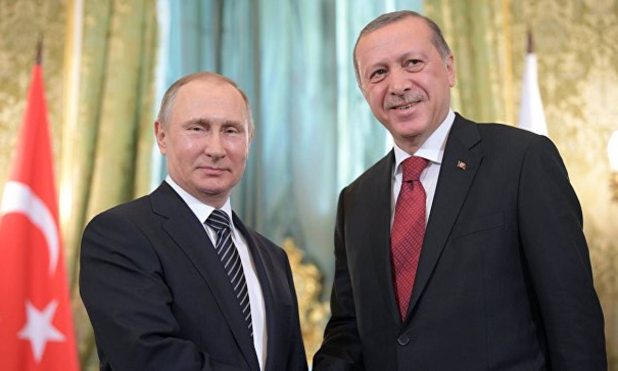 Τηλεφωνική επικοινωνία Πούτιν - Ερντογάν για τις εξελίξεις στη Συρία