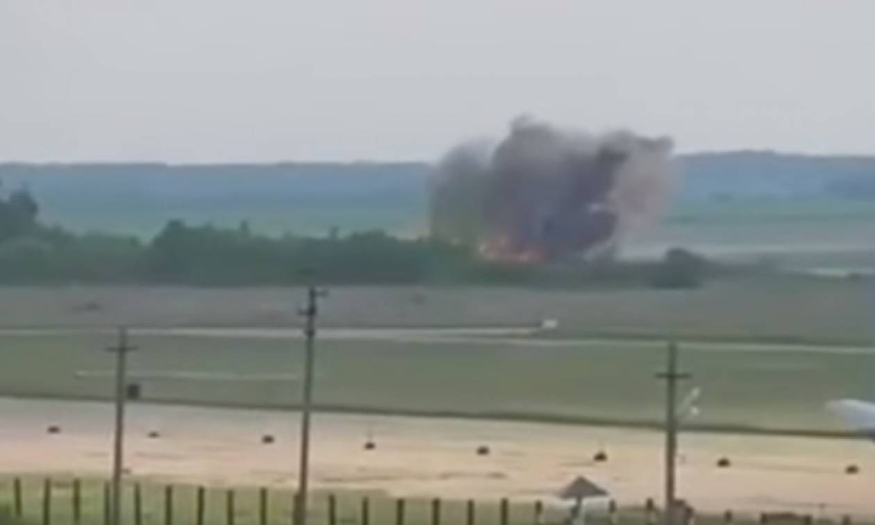 Βίντεο ντοκουμέντο: Η στιγμή της συντριβής του Antonov στη Συρία