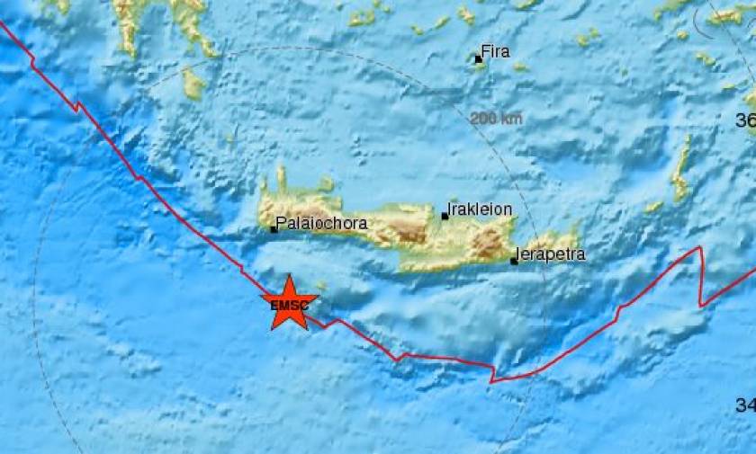 Σεισμός ΤΩΡΑ στη Γαύδο: «Ταρακουνήθηκε» και η Κρήτη