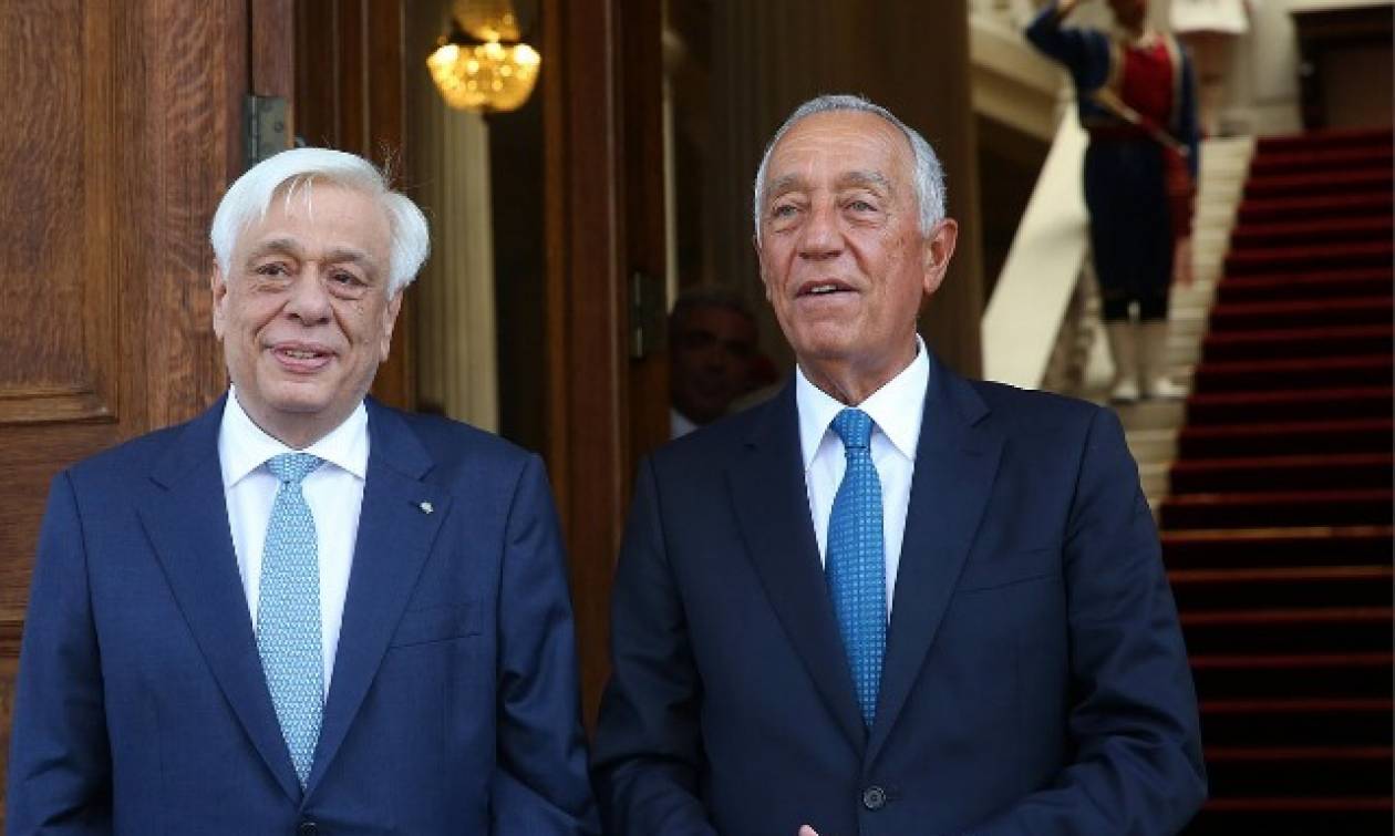 Συναντήσεις Παυλόπουλου, Τσίπρα με τον Πρόεδρο της Πορτογαλίας