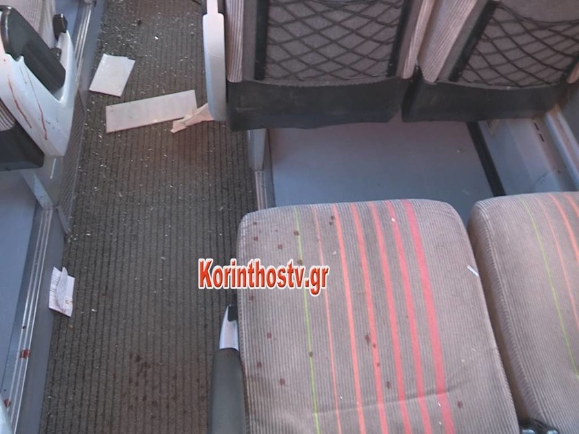 Κόρινθος: Σφοδρή σύγκρουση λεωφορείου ΚΤΕΛ με φορτηγό - Τρεις τραυματίες (vid&pics)