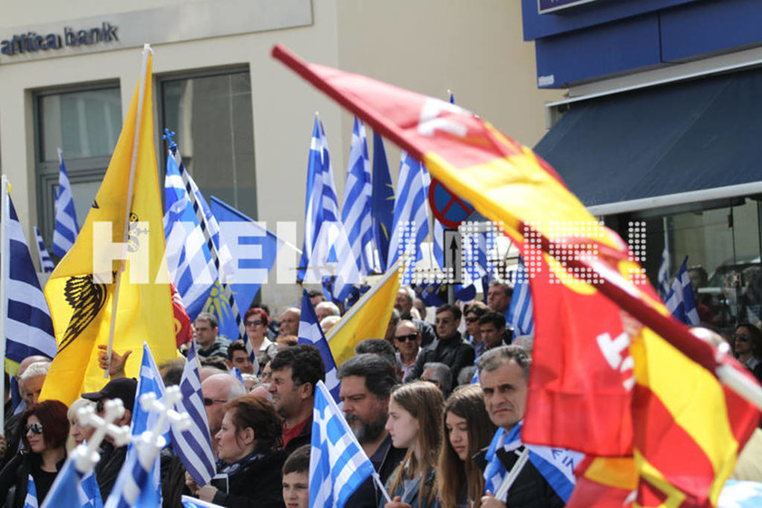 Πύργος: Εκατοντάδες πολίτες βροντοφώναξαν για την ελληνικότητα της Μακεδονίας (pics)