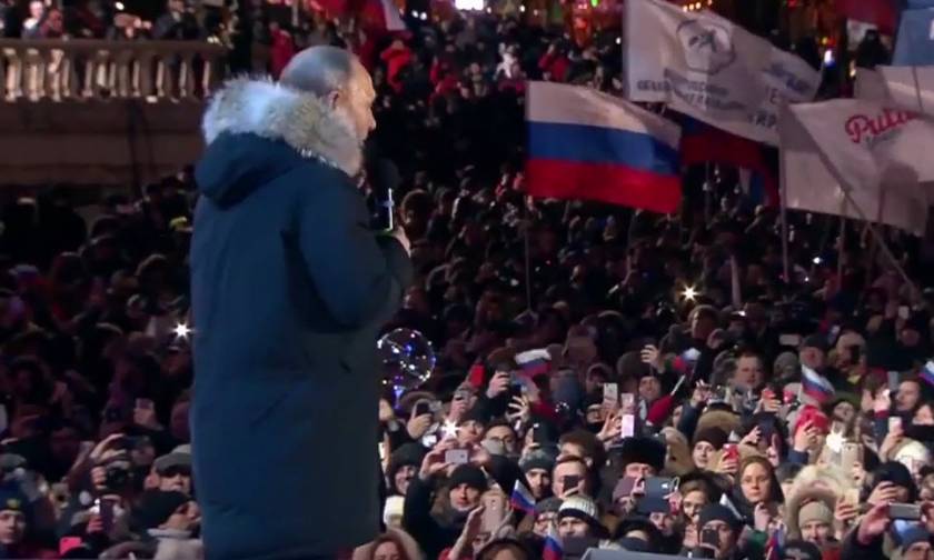 Ρωσία εκλογές - Βλαντιμίρ Πούτιν: Η χώρα έχει ένα μεγάλο μέλλον μπροστά της (video)