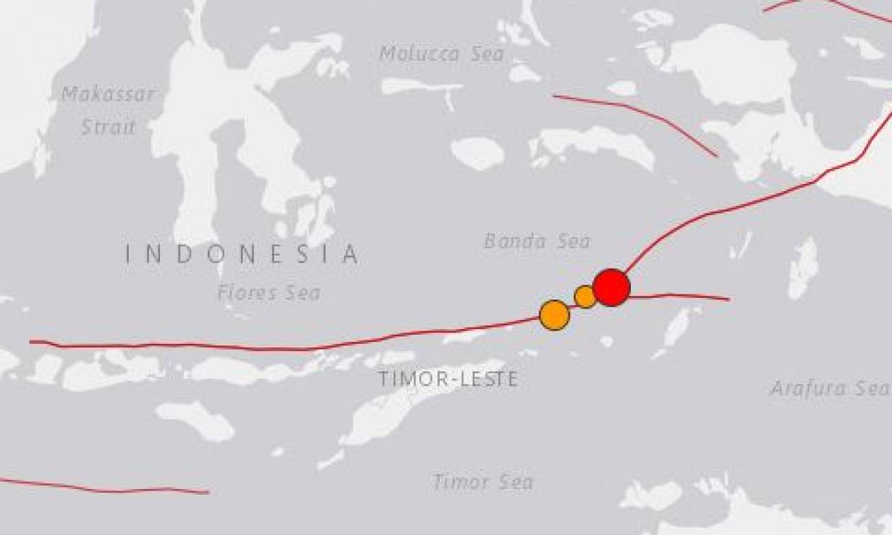 Ισχυρός σεισμός στην Ινδονησία - Προειδοποίηση για τσουνάμι