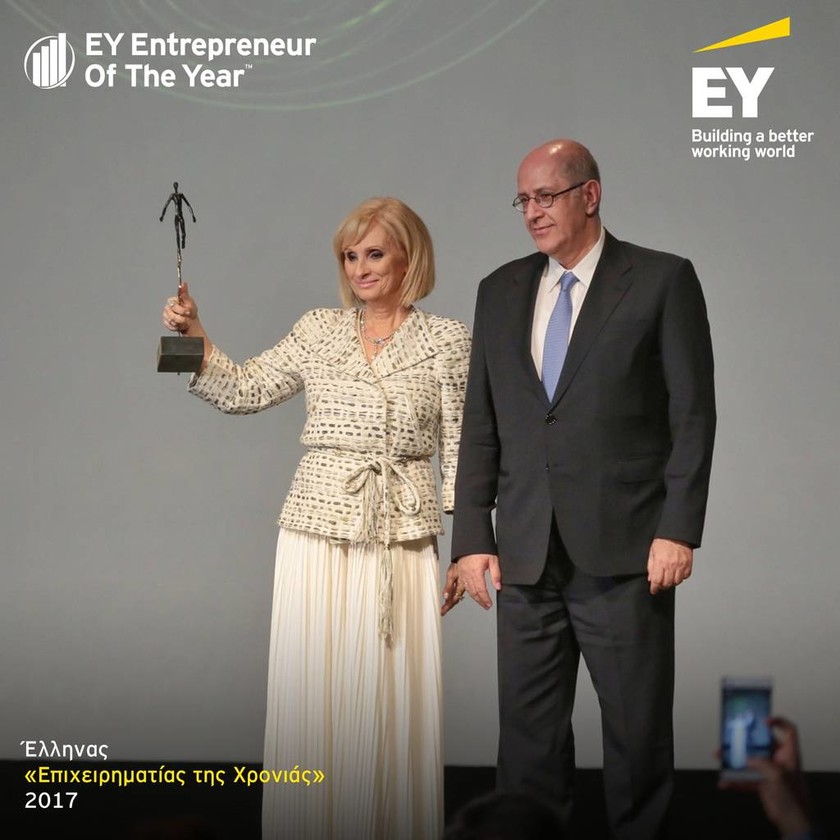 Η Καλλιόπη Ροδοπούλου «Δυναμικά Αναπτυσσόμενος Επιχειρηματίας» της χρονιάς από την ERNST & YOUNG