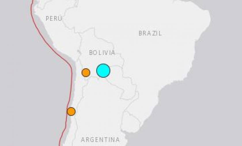 Ισχυρός σεισμός 6,6 Ρίχτερ συγκλόνισε τη Βολιβία