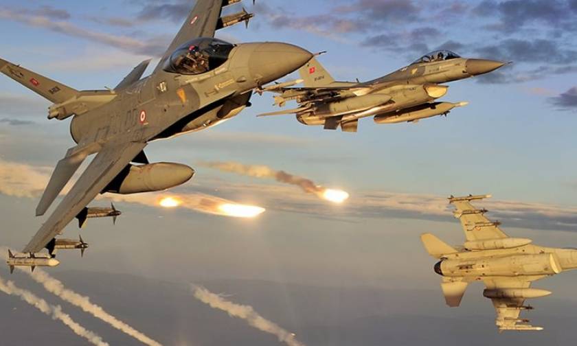 «Φωτιά» στο Αιγαίο: Δύο εικονικές αερομαχίες από οπλισμένα τουρκικά μαχητικά