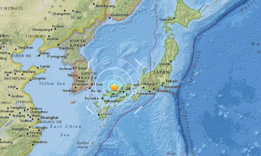 Σεισμός 5,6 Ρίχτερ με τέσσερις τραυματίες στην Ιαπωνία