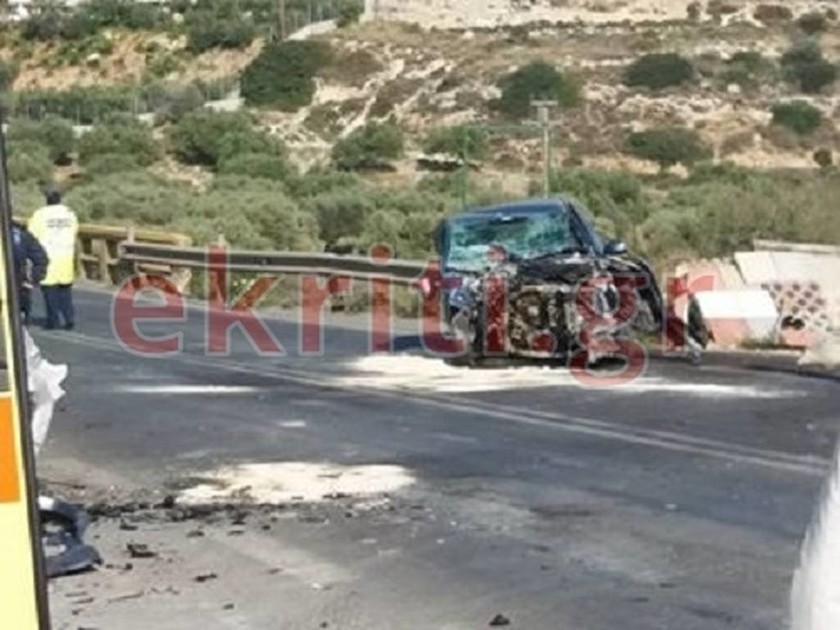 Κρήτη: Σοβαρό τροχαίο με έξι τραυματίες - Ανάμεσά τους δύο παιδιά (pics)