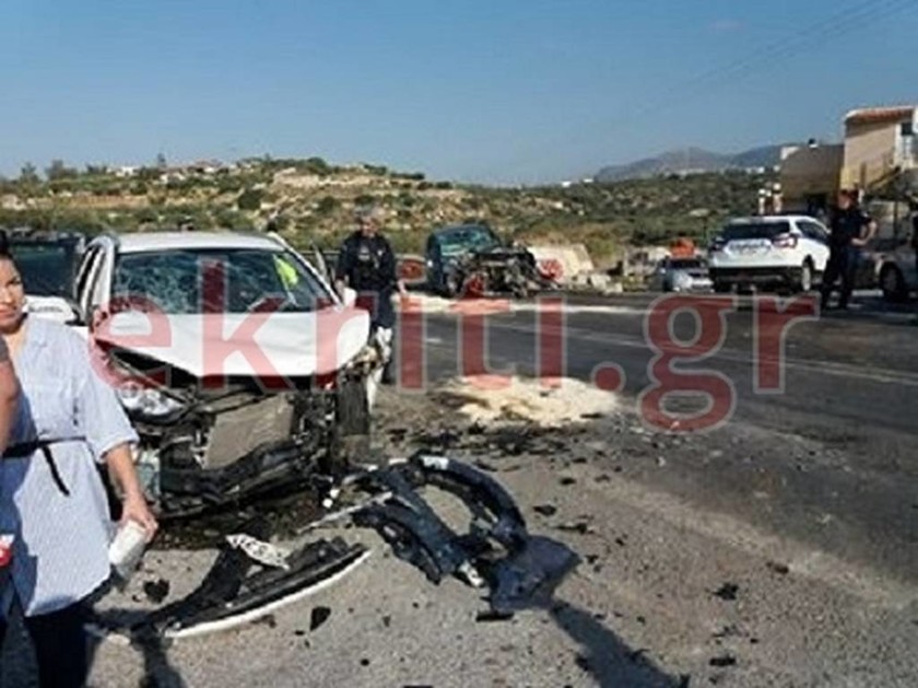 Φρικτό τροχαίο στην Κρήτη με έξι τραυματίες: Ανάμεσά τους παιδιά – Εικόνες σοκ