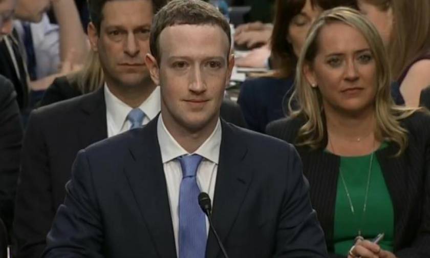 Facebook: Δείτε LIVE την «ανάκριση» του Μαρκ Ζούκερμπεργκ από το Κογκρέσο