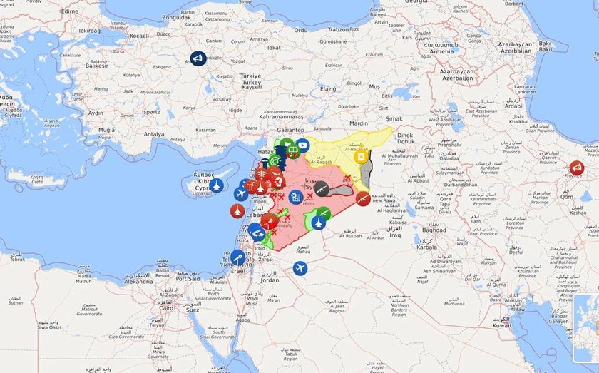 Πόλεμος στη Μεσόγειο: Αυτός είναι ο διαδραστικός χάρτης του πολέμου στη Συρία (pics)