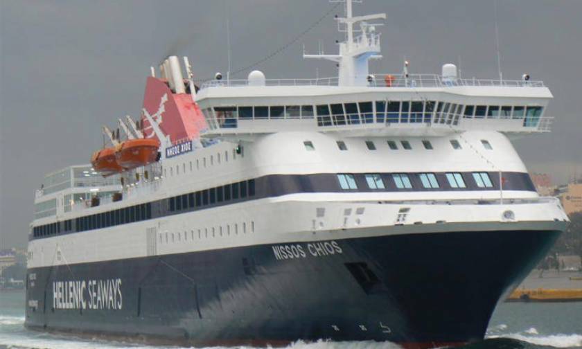 Ταλαιπωρία για τους επιβάτες του πλοίου «Νήσος Χίος»