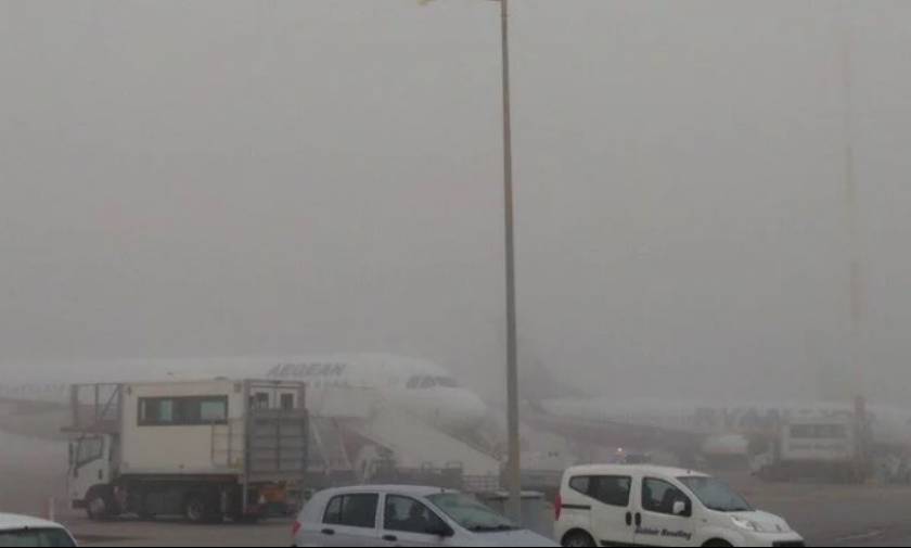 Τοπίο στην... ομίχλη η Κρήτη - Δείτε σε ποια αεροδρόμια ακυρώνονται πτήσεις (pics)