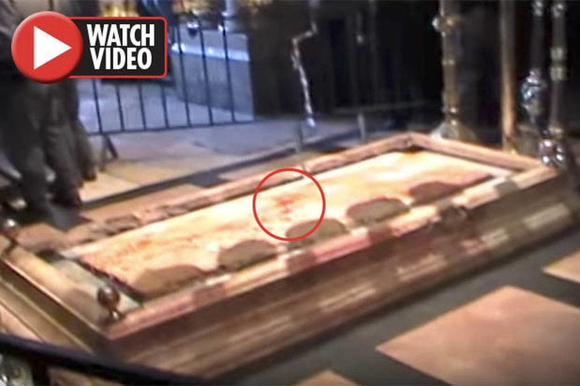 Ανατριχιαστικό βίντεο: Αίμα αναβλύζει από τον Τάφο του Χριστού; 