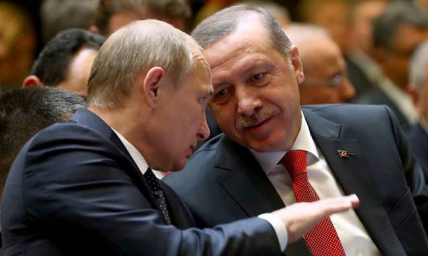 Τηλεφωνική επικοινωνία Πούτιν - Ερντογάν για τη Συρία