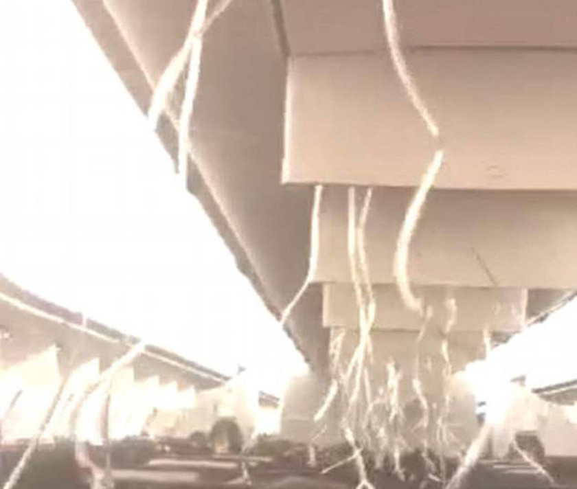 Θρίλερ στον αέρα: Τρομοκρατημένοι επιβάτες ήταν σίγουροι ότι θα πεθάνουν (Vid)