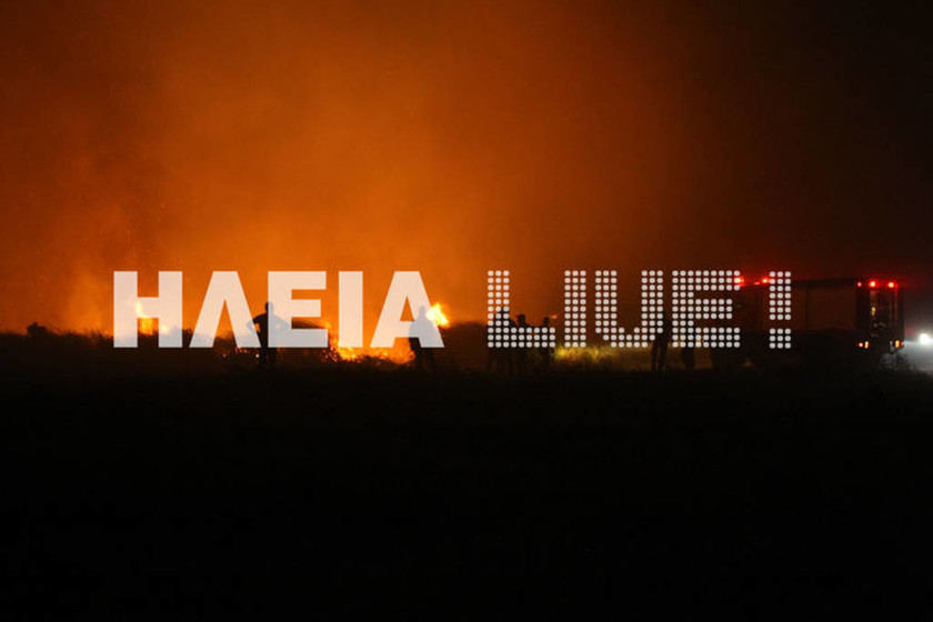 Φωτιά LIVE - Ηλεία: Σε ύφεση η μεγάλη φωτιά - Ολυνύχτια η «μάχη» με τις φλόγες (pics&vids)