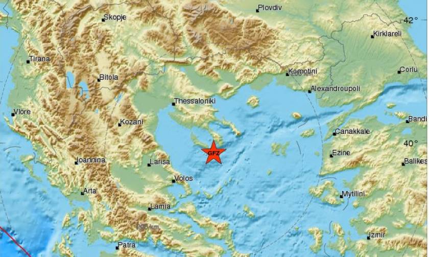 Νέος σεισμός 4,3 Ρίχτερ στη Χαλκιδική