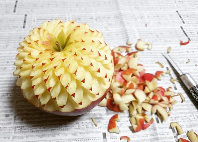Gaku: Ο γλύπτης που μετέτρεψε τα φρούτα σε εντυπωσιακά έργα τέχνης (Pics)