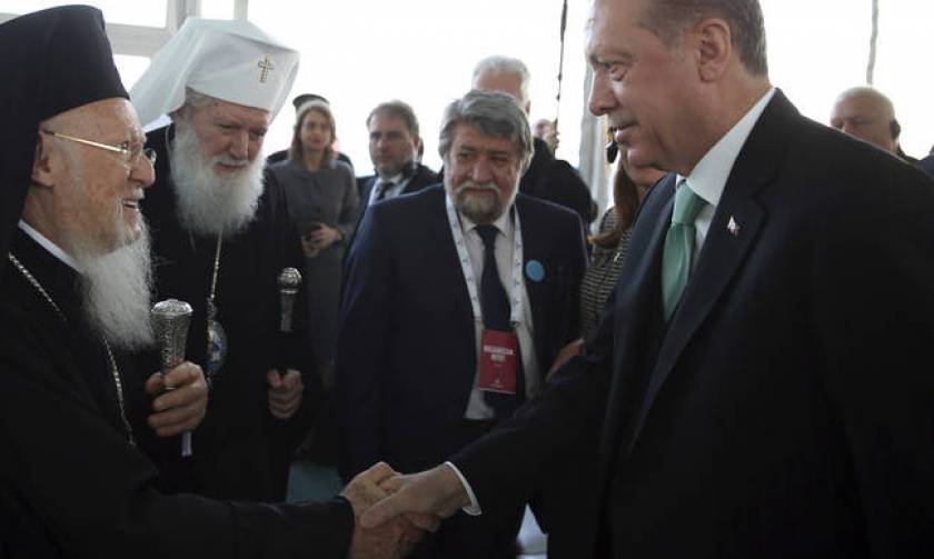 Ecumenical Patriarch Bartholomew meeting with Turkish President Erdogan in Ankara