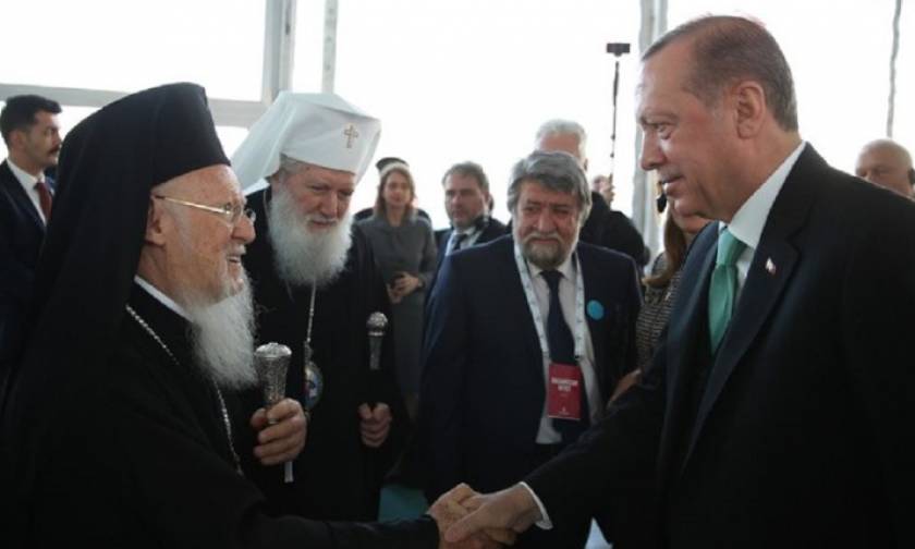 Eκκρεμότητες στη συνάντηση Ερντογάν με τον Οικουμενικό Πατριάρχη Βαρθολομαίο