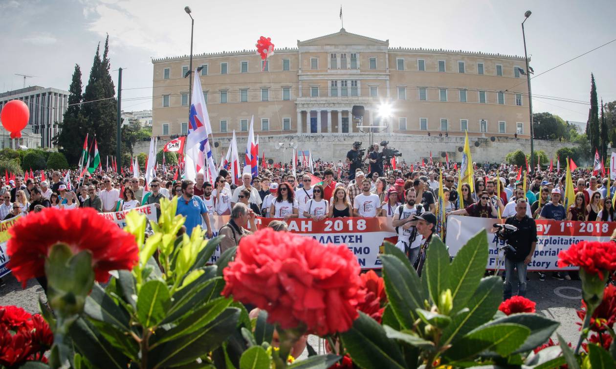 Πρωτομαγιά 2018: Με συγκεντρώσεις και πορείες τιμήθηκε η ημέρα σε όλη την Ελλάδα (pics)
