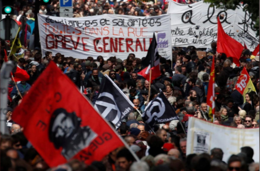 Πρωτομαγιά Γαλλία: «Ημέρα κόλασης» στο Παρίσι 50 χρόνια από την εξέγερση του Μάη του’68 (Pics)