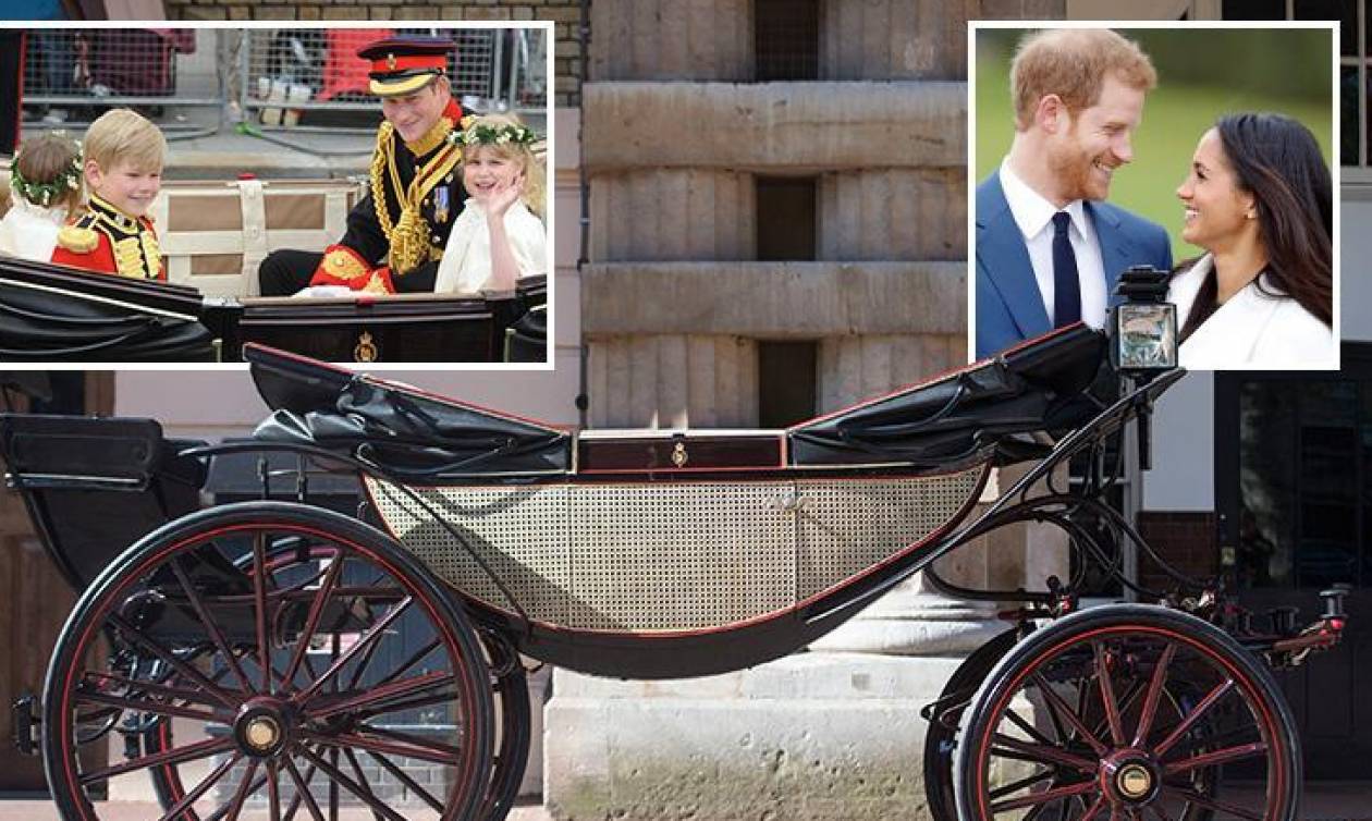 Με μια ανοικτή βασιλική άμαξα θα διασχίσουν το Ουίνδσορ ο πρίγκιπας Χάρι και η Μέγκαν Μαρκλ