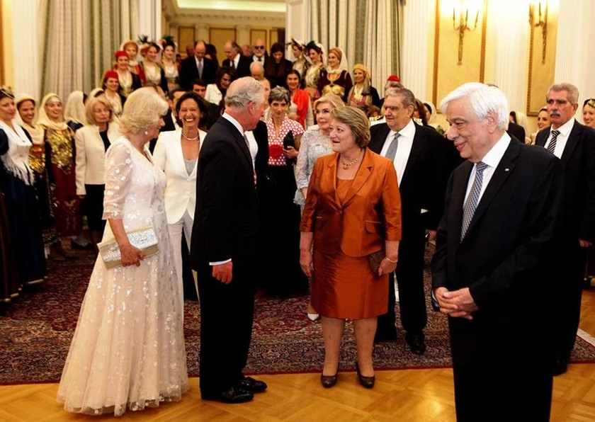 Επίσημο δείπνο για τον Πρίγκιπα Κάρολο στο Προεδρικό Μέγαρο