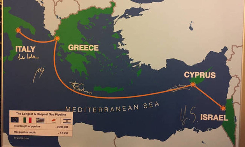 Αγωγός EastMed: Η κίνηση... Ματ Τσίπρα και Αναστασιάδη στη γεωστρατηγική «σκακιέρα» της Μεσογείου
