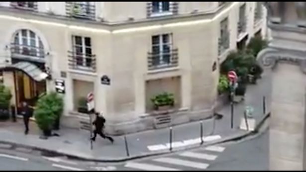 A man attacked bystanders with aknife in the heart of Paris