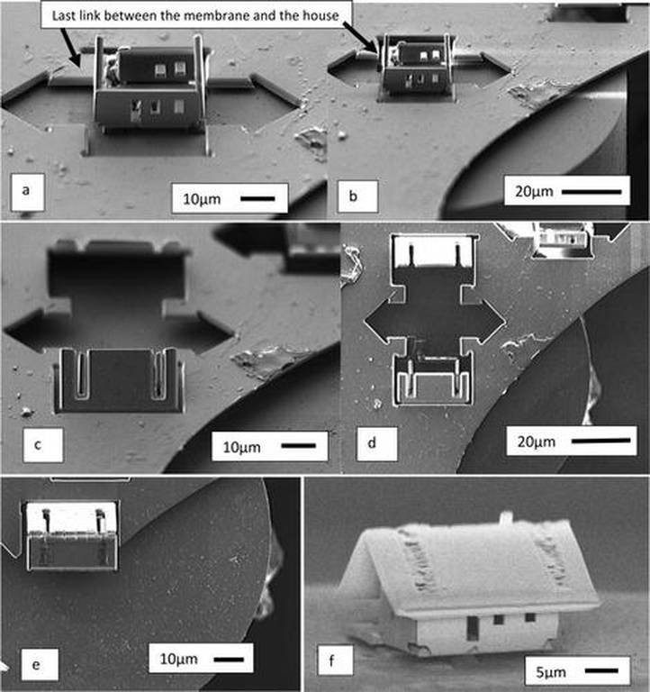 Εντυπωσιακό: Νανορομπότ έφτιαξε νανόσπιτο - Το μικρότερο σπίτι στον κόσμο (Pic)