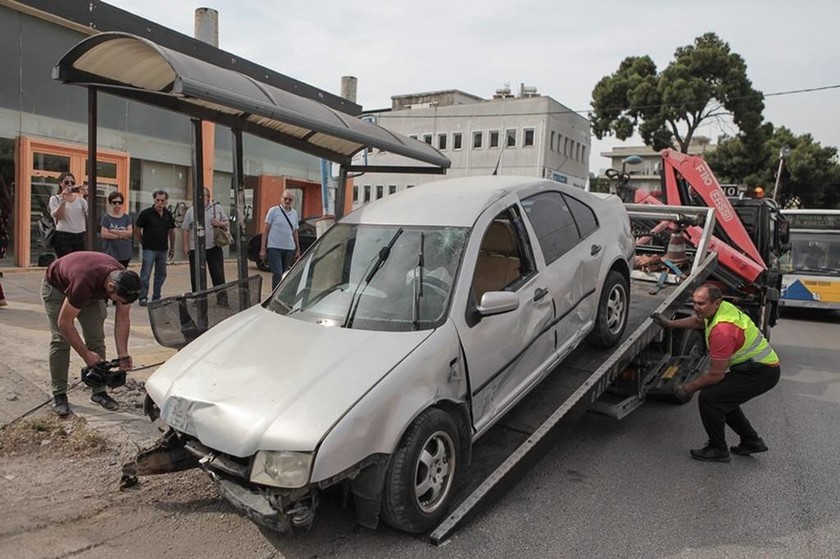Μαρτυρία - ντοκουμέντο για το τροχαίο δυστύχημα στη Μεταμόρφωση (pics&vid)