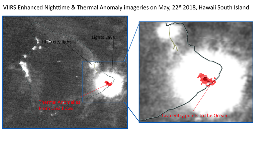 Εντυπωσιακό: Η έκρηξη του ηφαιστείου Κιλαουέα από το Διάστημα (pics)