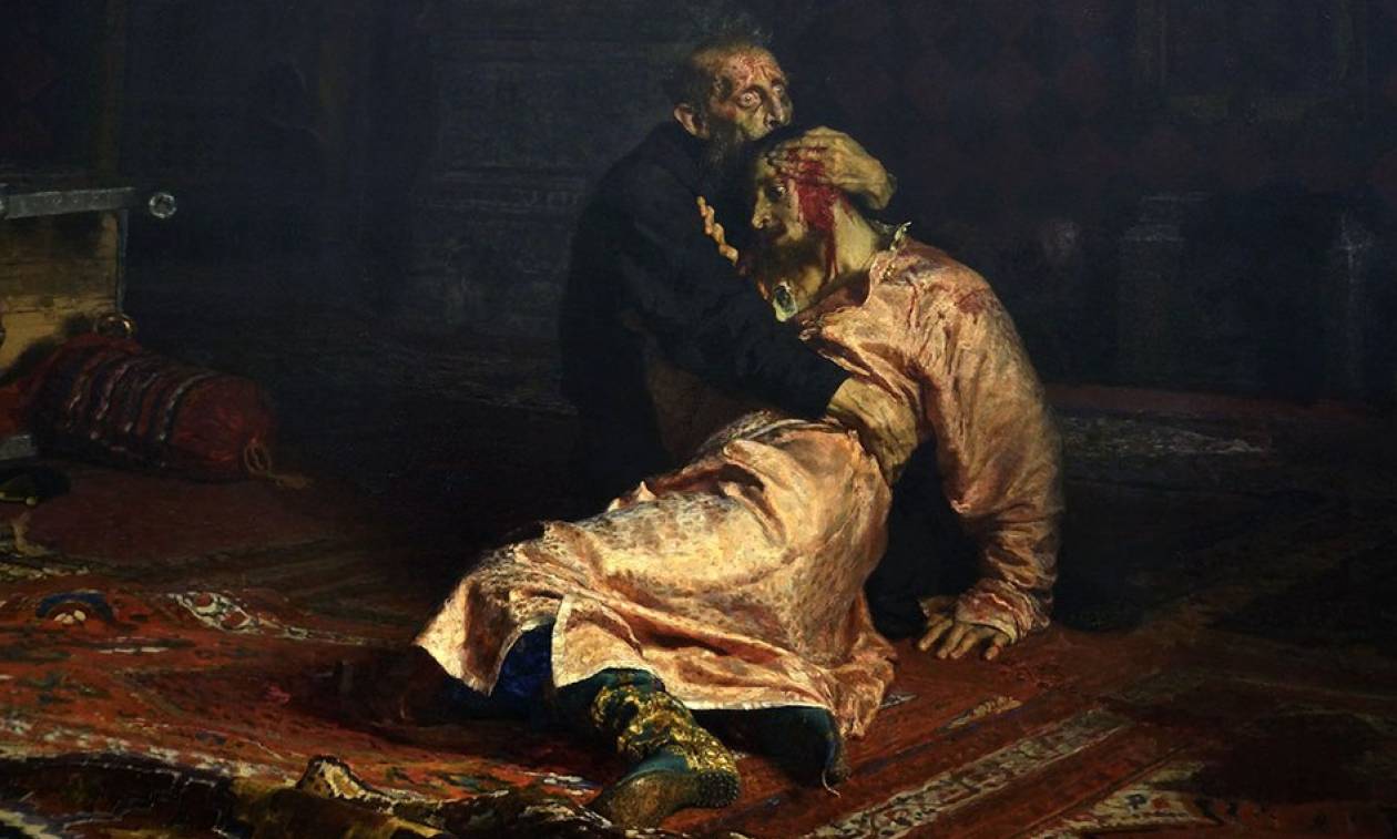 Σοβαρή ζημιά στον πίνακα «Ιβάν ο Τρομερός και ο γιος του»