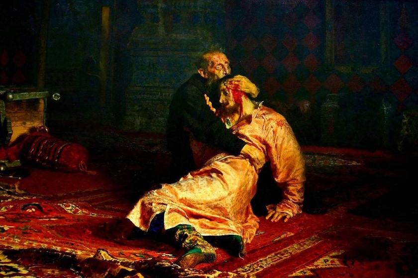 Σοβαρή ζημιά στον πίνακα «Ιβάν ο Τρομερός και ο γιος του» 