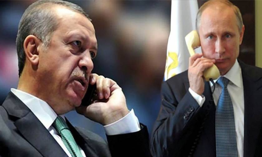 Τηλεφωνική συνομιλία Πούτιν - Ερντογάν για τη Συρία