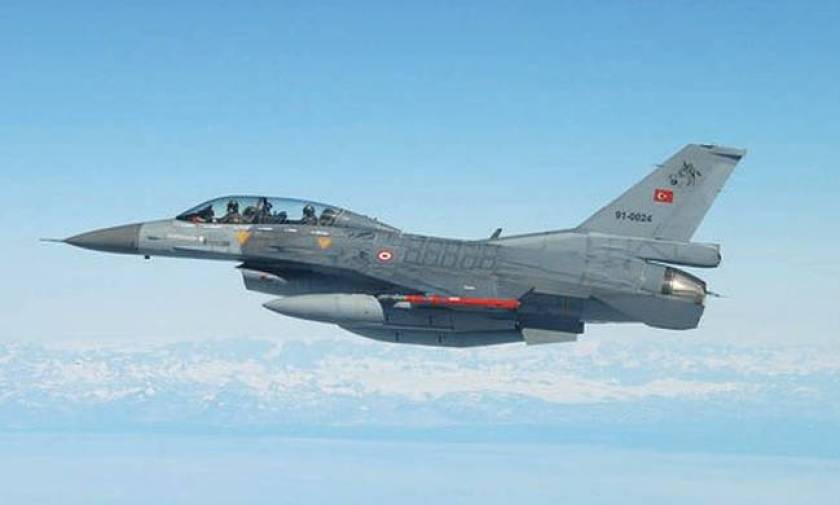 Two pairs of Turkish F-16s infringed Athens FIR, flew over Greek islets
