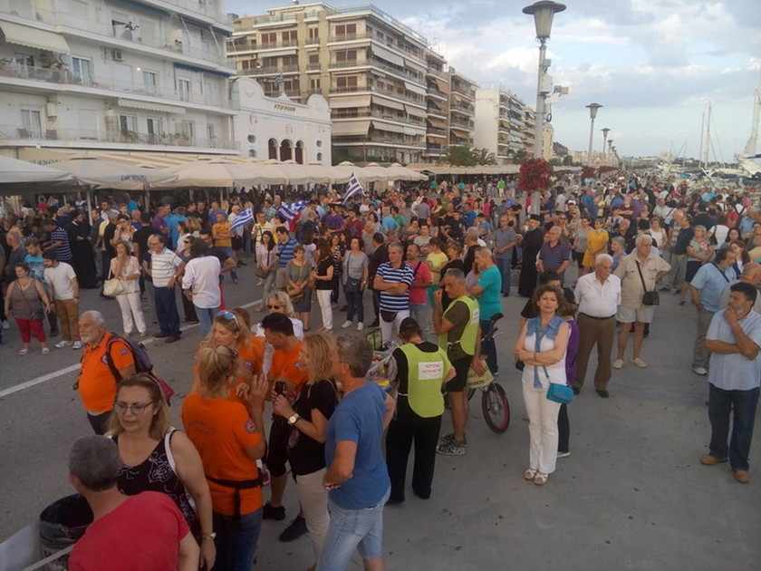 Μαγνησία: Οι πολίτες στο Βόλο βροντοφώναξαν πως «η Μακεδονία είναι ελληνική»