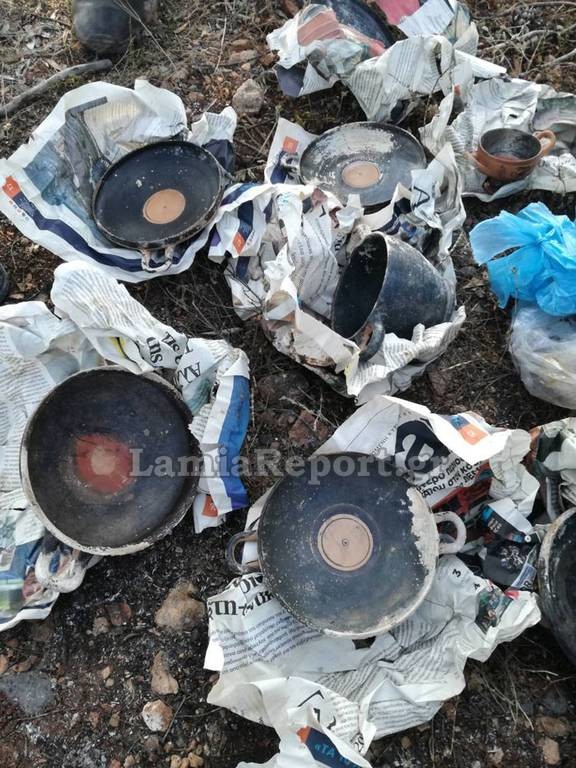 Φθιώτιδα: Απίστευτο! Η πυρκαγιά στην Αταλάντη αποκάλυψε κρυμμένα αρχαία αντικείμενα! (pics)