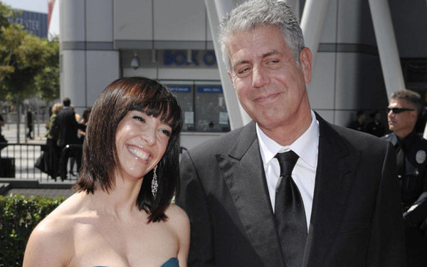ottavia busia splits from her husband anthony bourdain after 10 long years of marriage