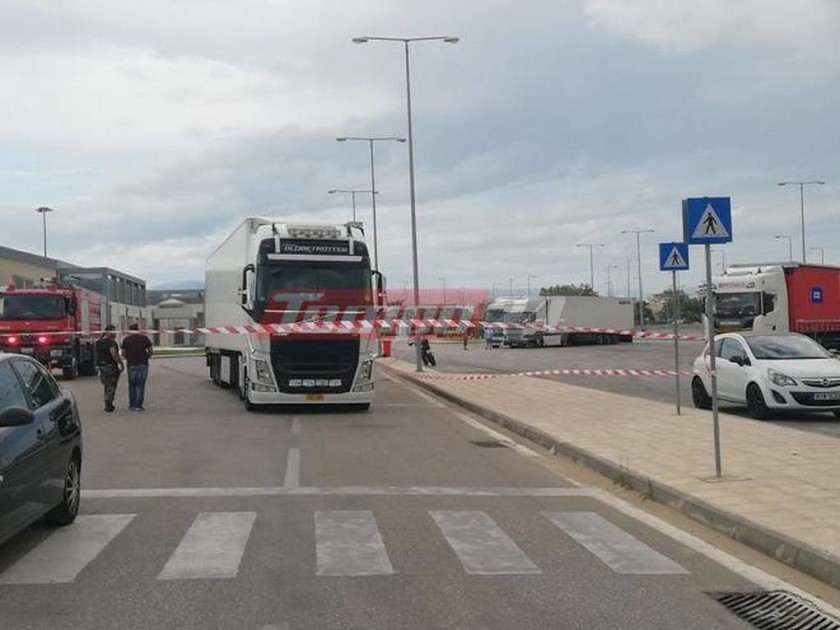 Τραγωδία στην Πάτρα: Νεκρός ο μετανάστης που παρασύρθηκε από νταλίκα στο λιμάνι (Pics+Vids)