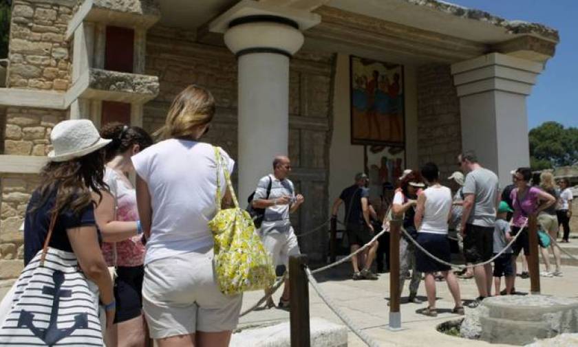 Spectacular rise in numbers visiting the site of Knossos