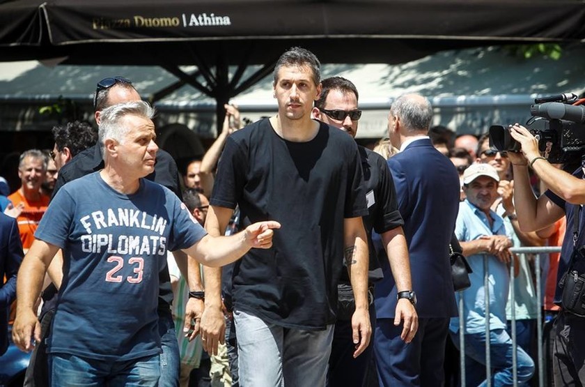 Ο μεγάλος αστέρας της ομάδας μπάσκετ του Παναθηναϊκού, Δημήτρης Διαμαντίδης