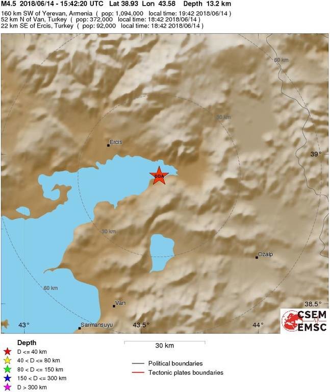 Σεισμός ΤΩΡΑ στην Τουρκία  