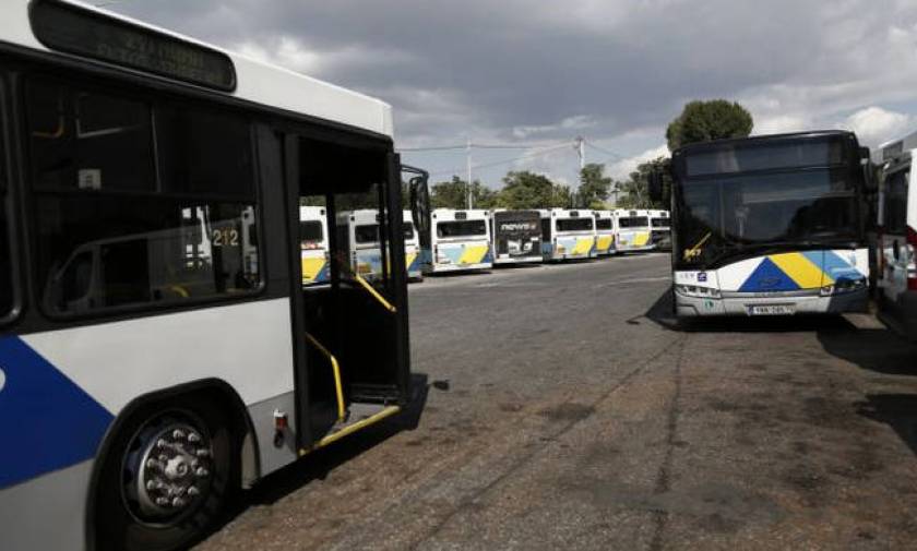 Work stoppages by Athens' bus workers on Tuesday, Thursday