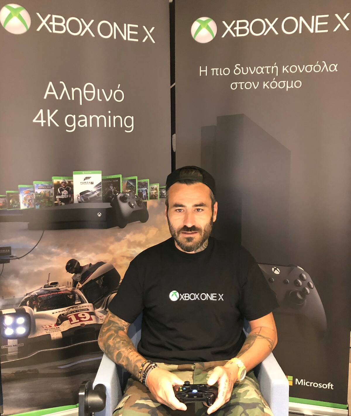 Γιώργος Μαυρίδης Xbox Arena Festival powered by Πλαίσιο