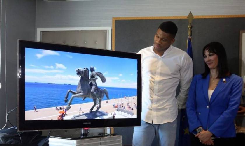 Giannis Antetokounmpo features in new video promoting Greek tourism